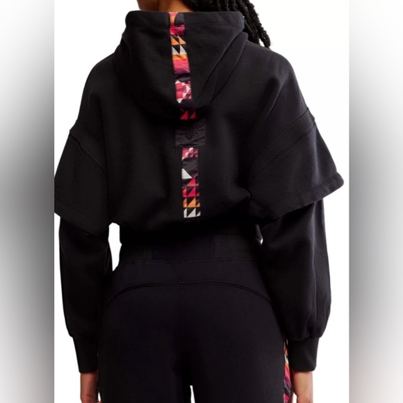 NWT FREE PEOPLE MOVEMENT SNOW FLOW HOODIE SWEATSHIRT SMALL - Picture 2 of 2